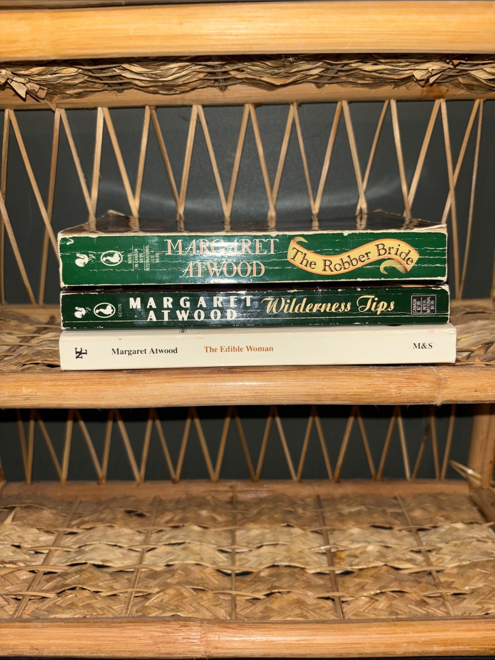 Margaret Atwood 3 Book Set in Green and White